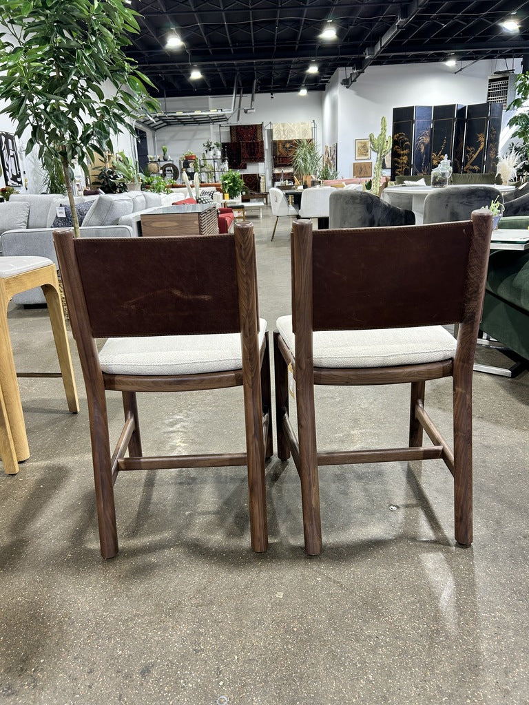 Avon Dining Chair- Maple, Walnut, Oat Woven - Image 6