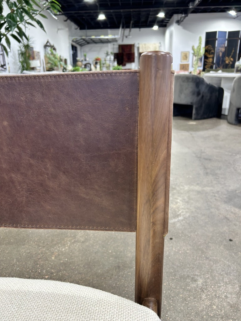 Avon Dining Chair- Maple, Walnut, Oat Woven - Image 4