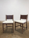 Avon Dining Chair- Maple, Walnut, Oat Woven - Image 1