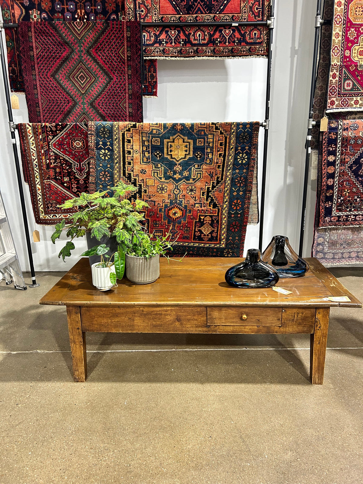 Rustic Wood Coffee Table - Image 2