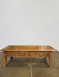 Rustic Wood Coffee Table - Image 1