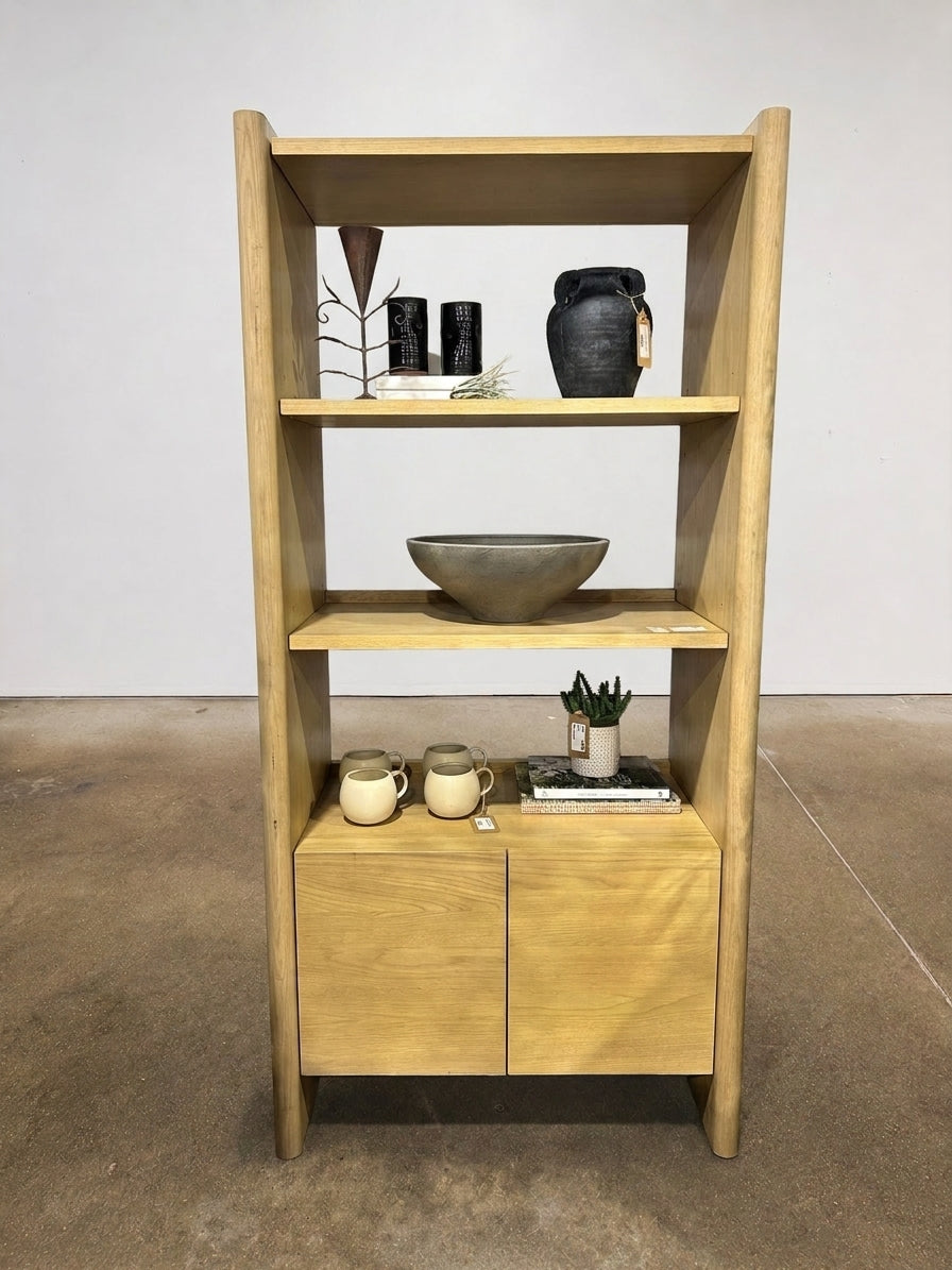 Tourme 34" Bookcase with Storage - Image 1