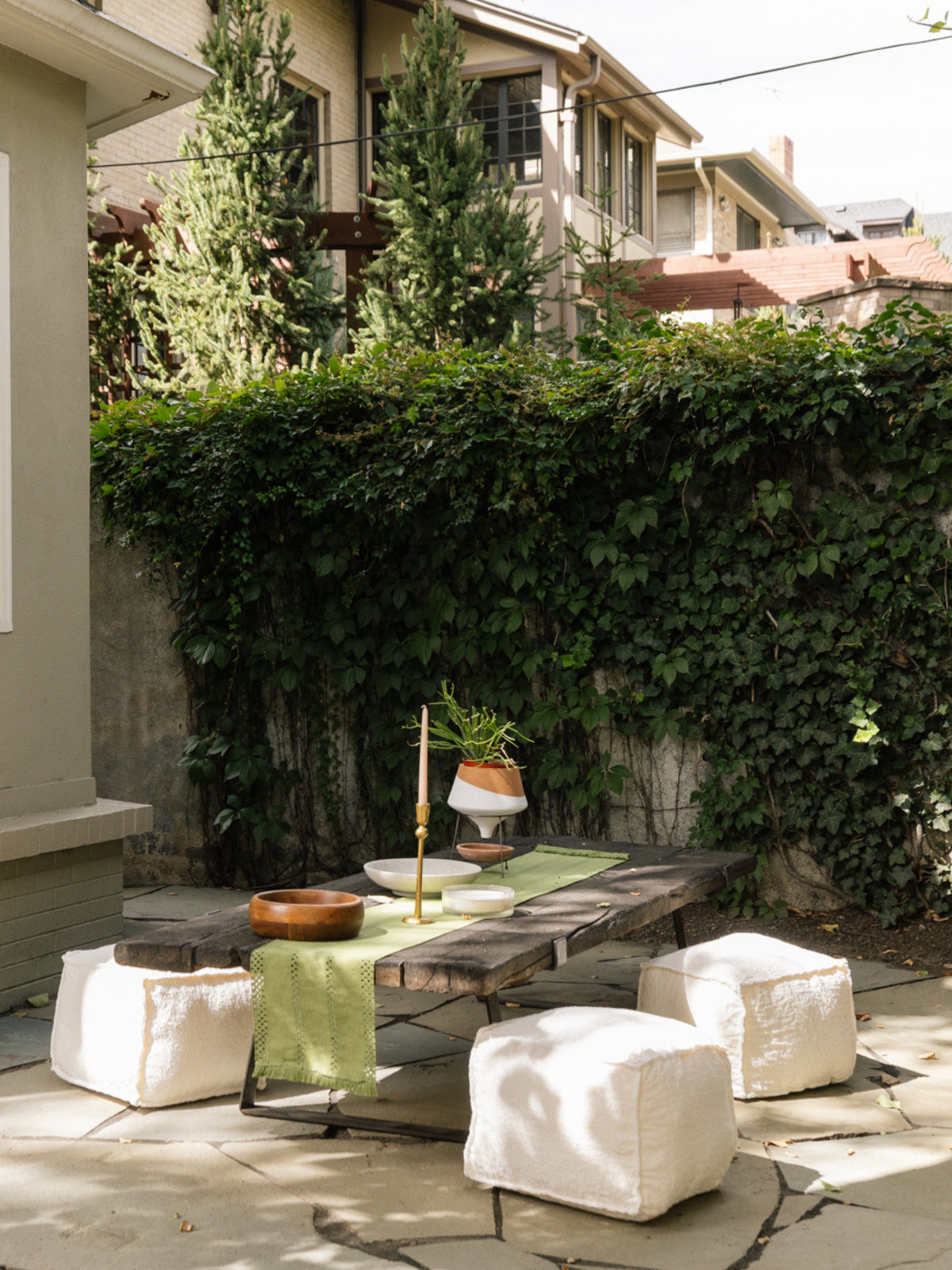 Rustic Wood Low Table - Image 1