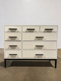 Alden 9 Drawer Dresser in Sand Stain on Ash - Image 1