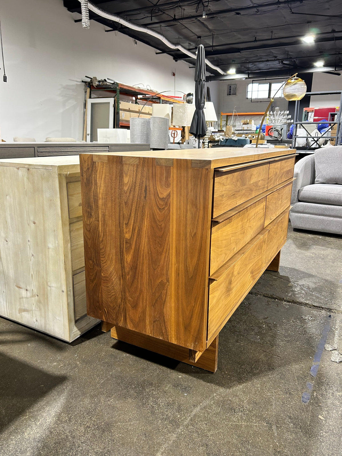 Anton Six Drawer Dresser in Walnut - Image 3