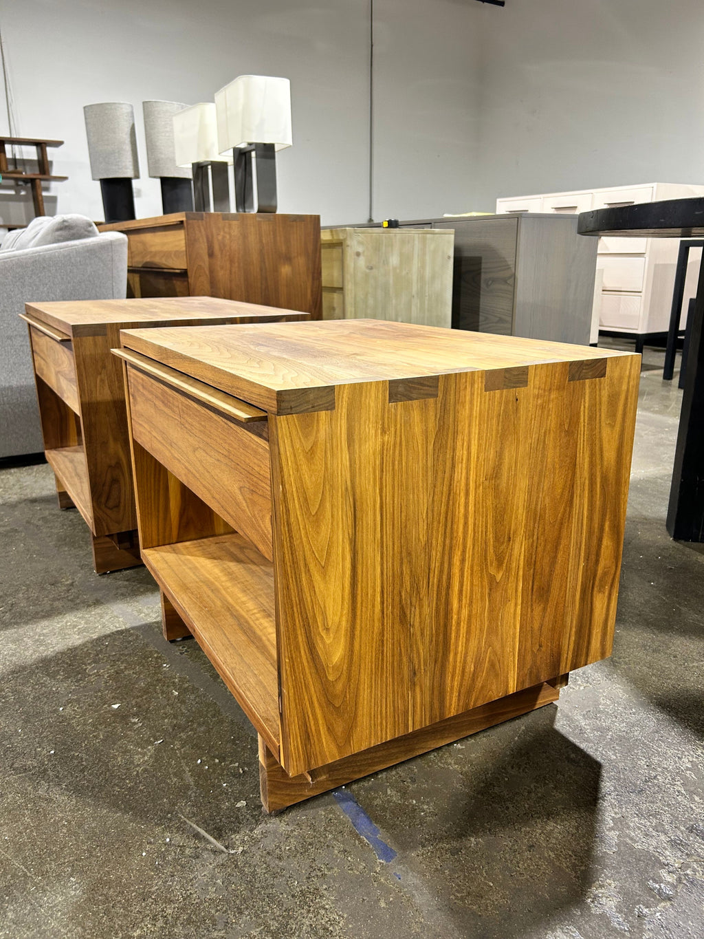 Anton Walnut Nighstand in Walnut - Image 3