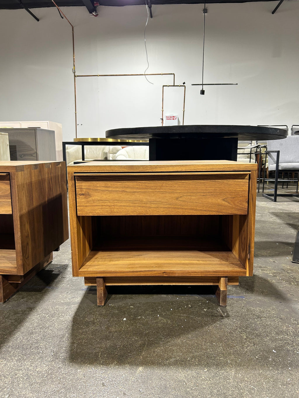 Anton Walnut Nighstand in Walnut - Image 2