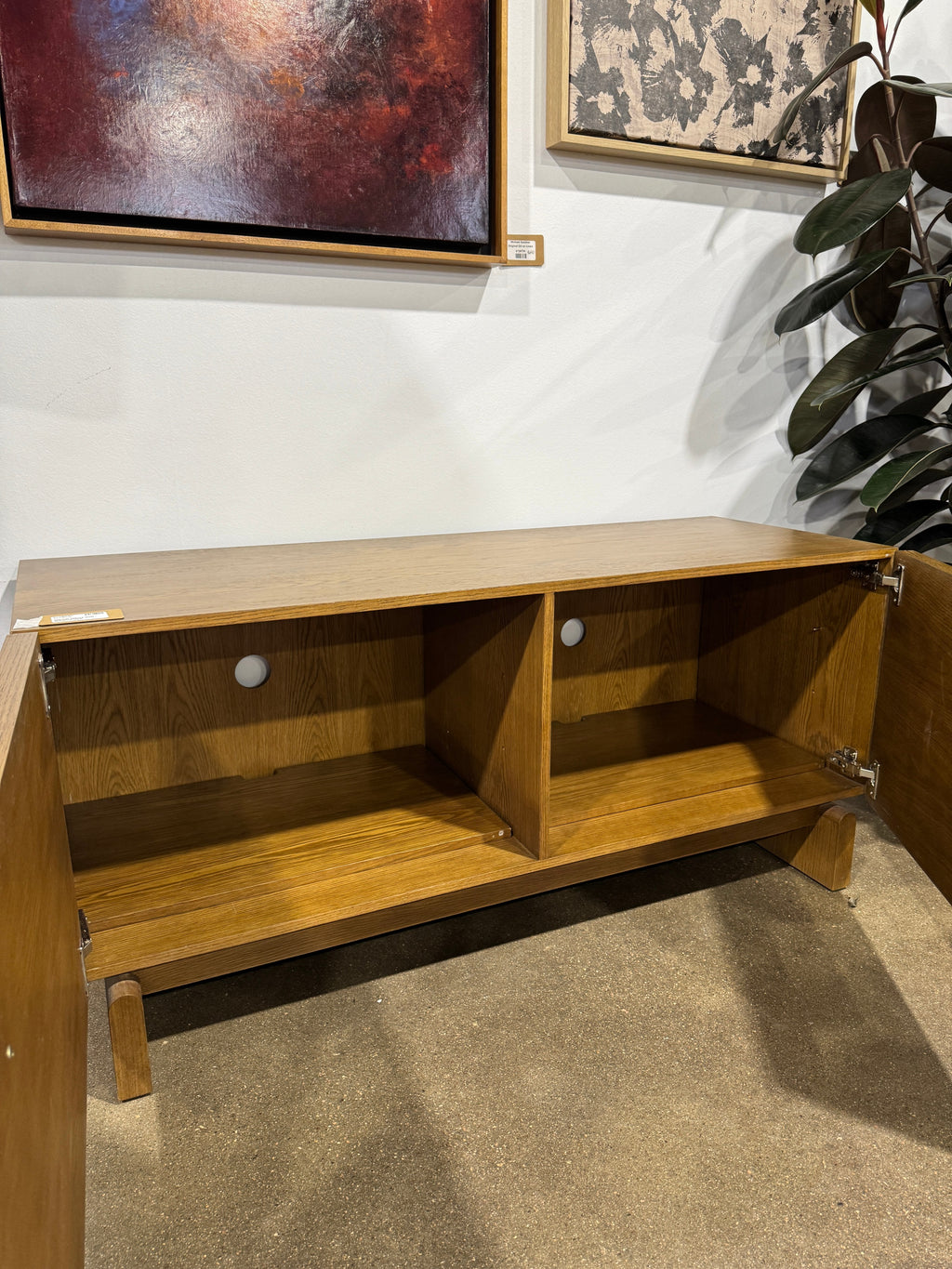 Marcel Media Unit - Medium Oak - Image 7