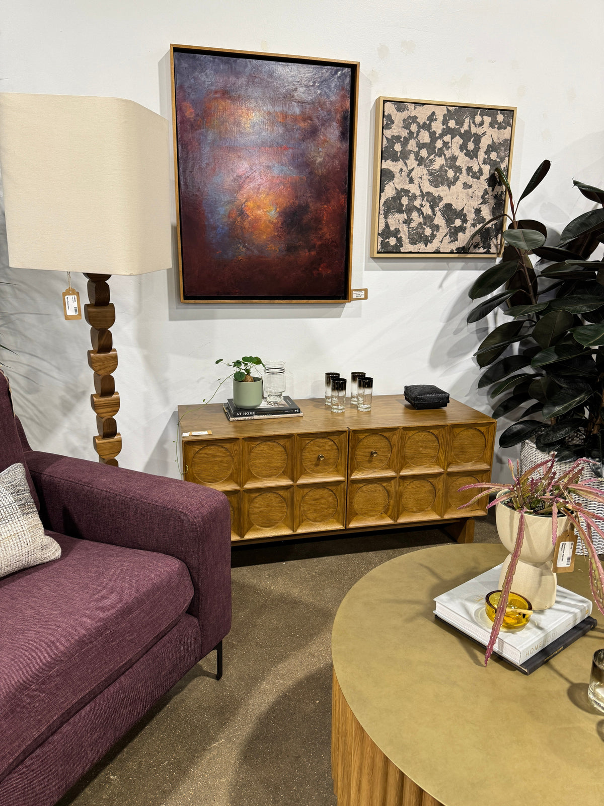 Marcel Media Unit - Medium Oak - Image 3