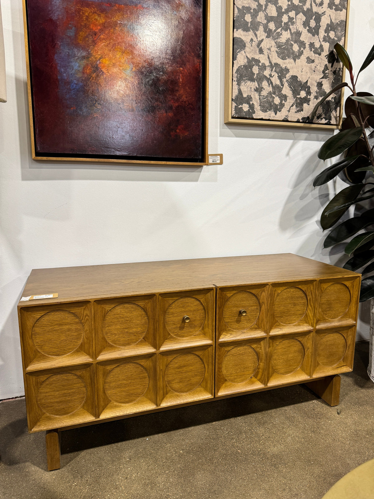Marcel Media Unit - Medium Oak - Image 2