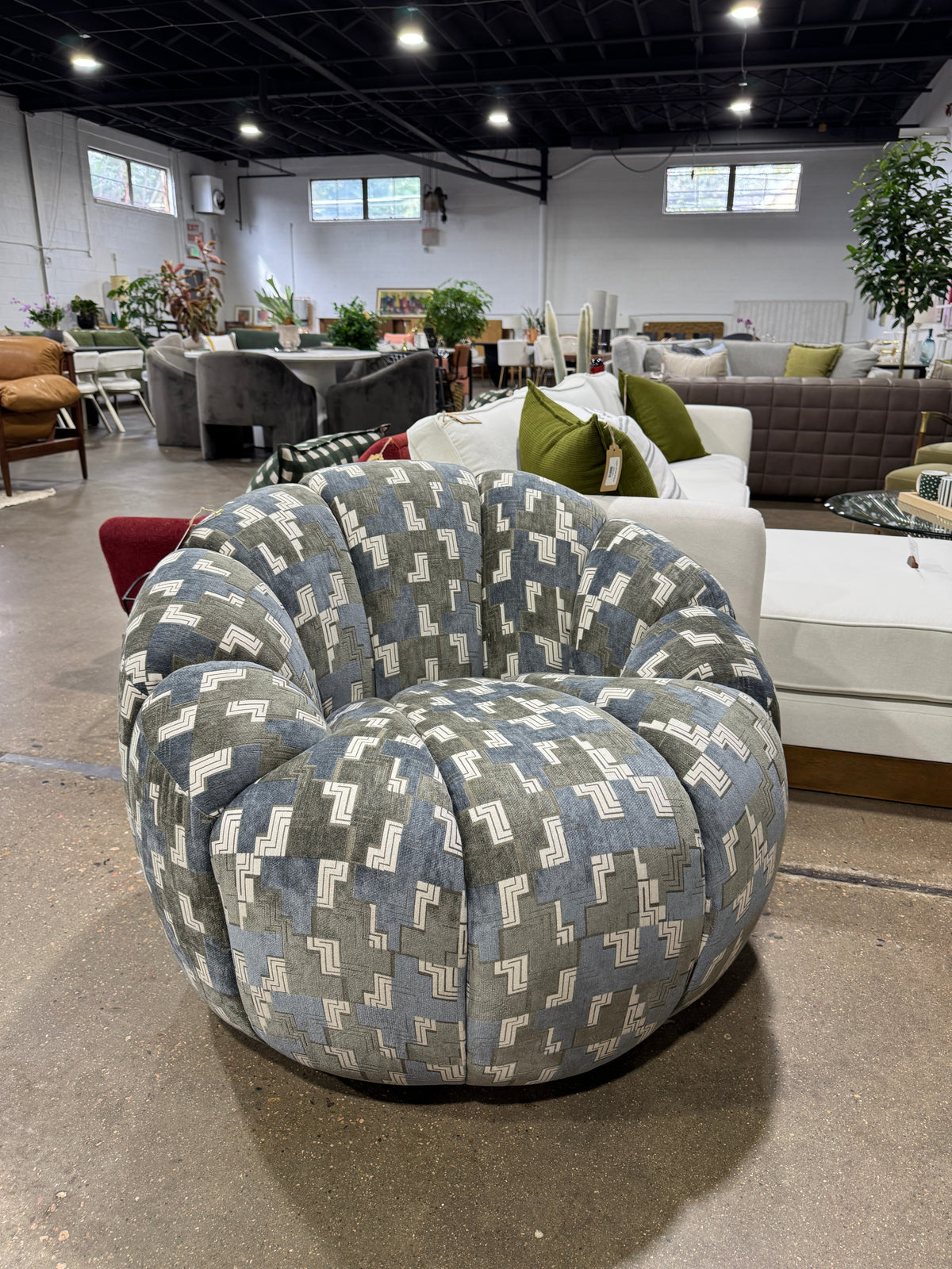 Garrett Armchair - Inverberg Teal - Image 2