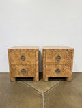 Warwick Bedside Table - Mappa Burl - Image 1