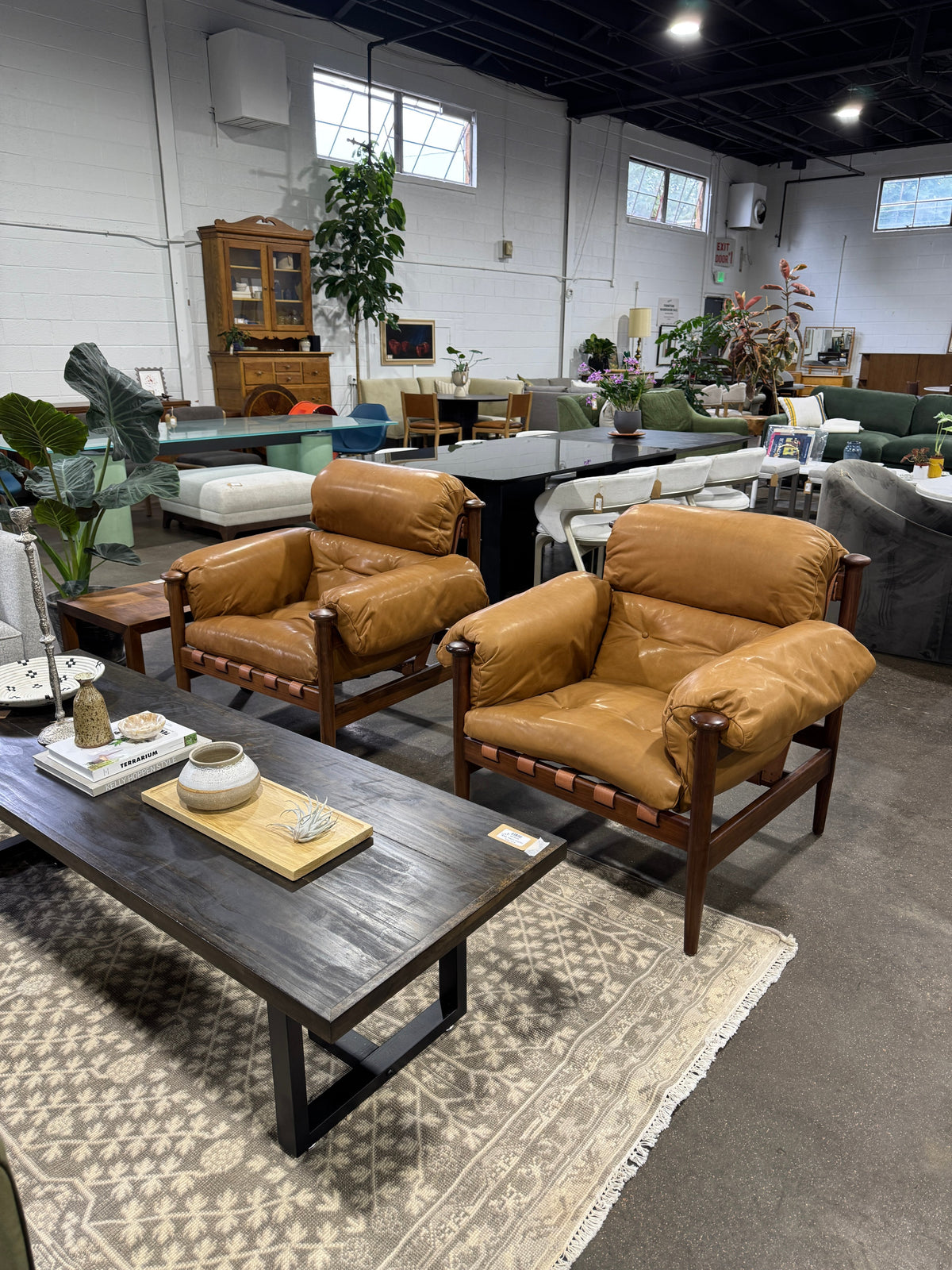 Otis Armchair - Chesnut Leather - Image 5