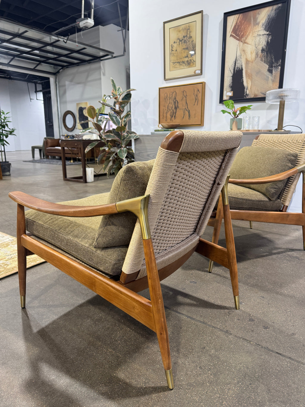 Jonas Armchair - Fleck Eco - Ochre - Image 7