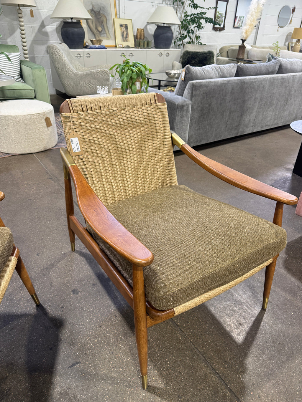 Jonas Armchair - Fleck Eco - Ochre - Image 5