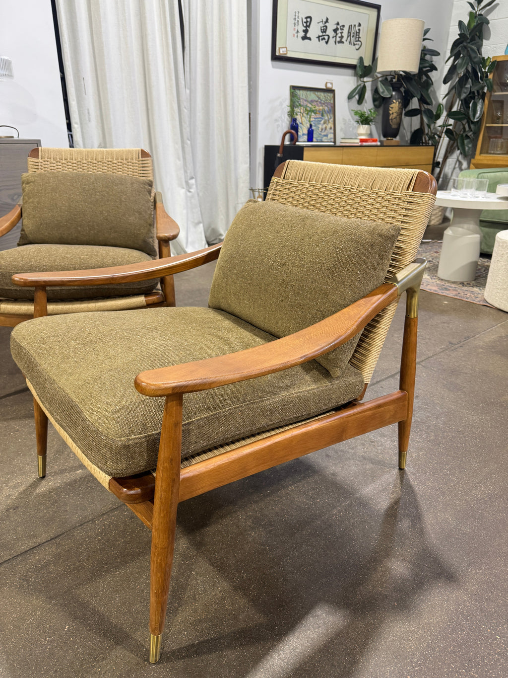 Jonas Armchair - Fleck Eco - Ochre - Image 6