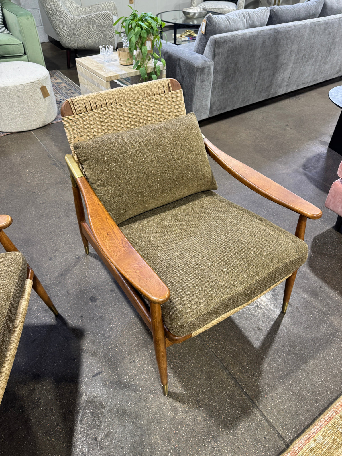 Jonas Armchair - Fleck Eco - Ochre - Image 4