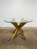 Starburst Glass Top Dining Table - Image 1