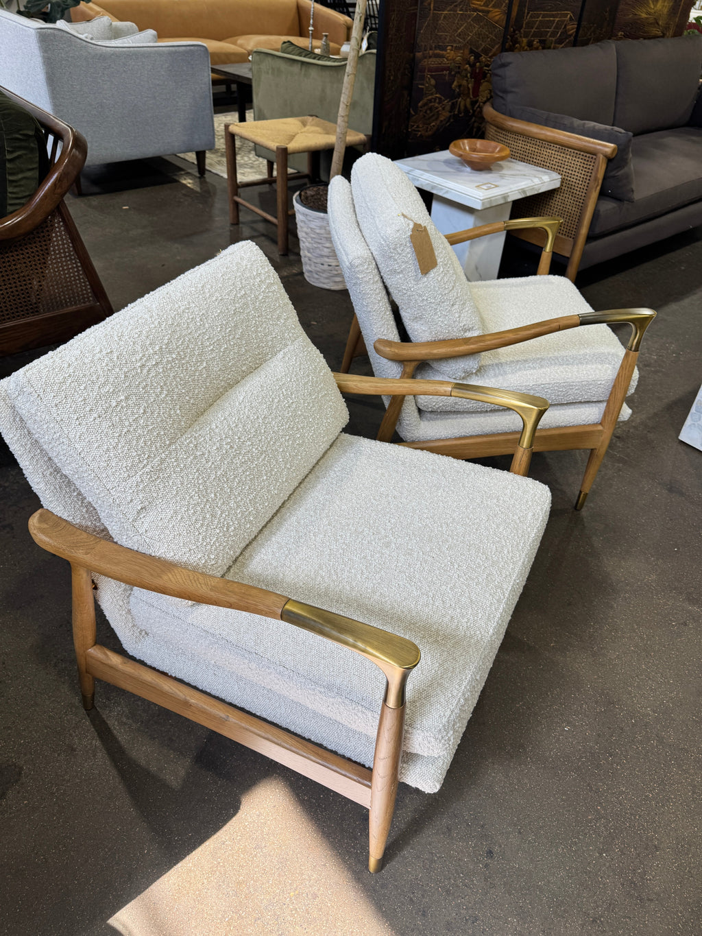 Theodore Arm Chair Boucle - Image 2