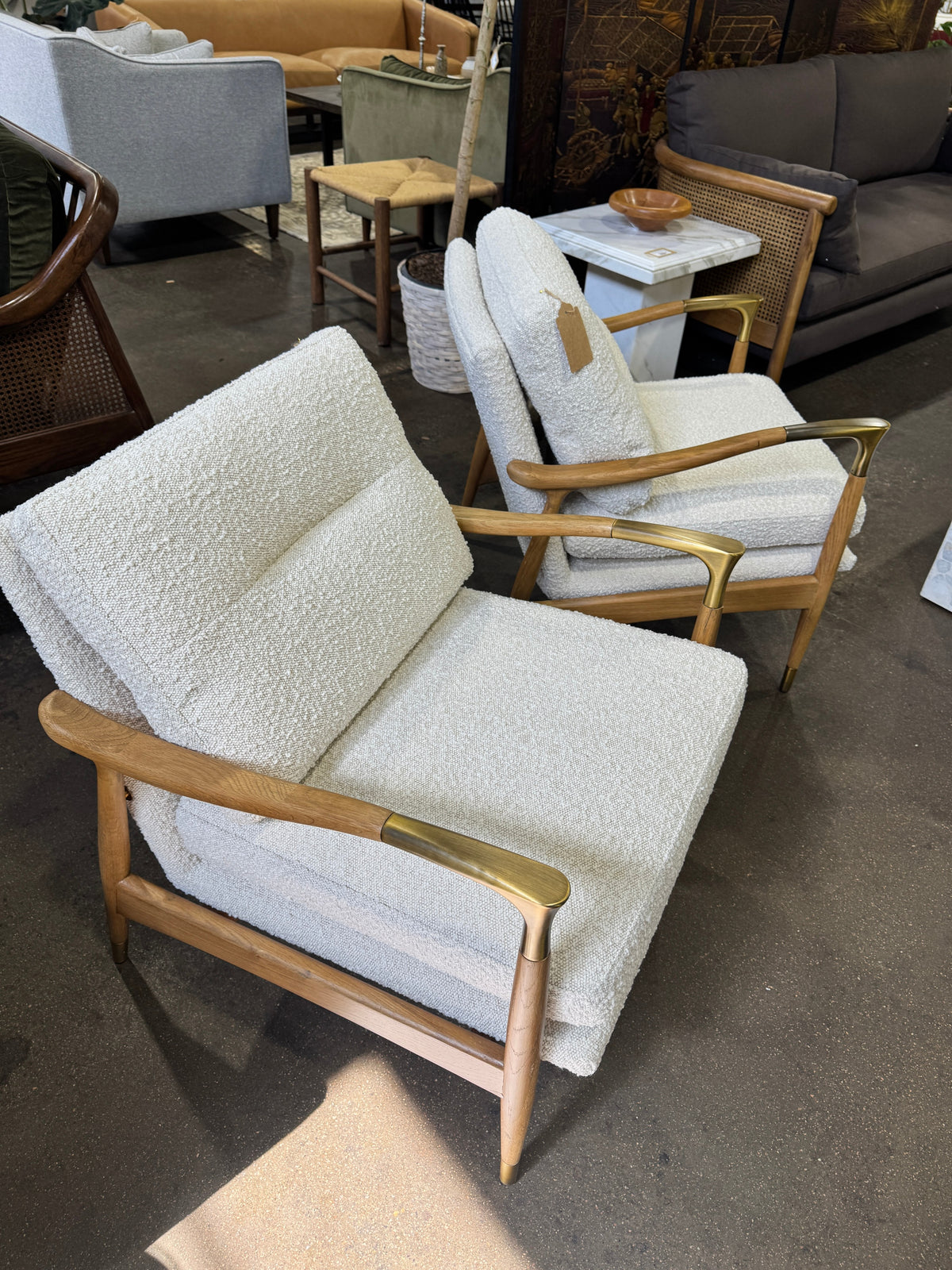 Theodore Arm Chair Boucle - Image 2