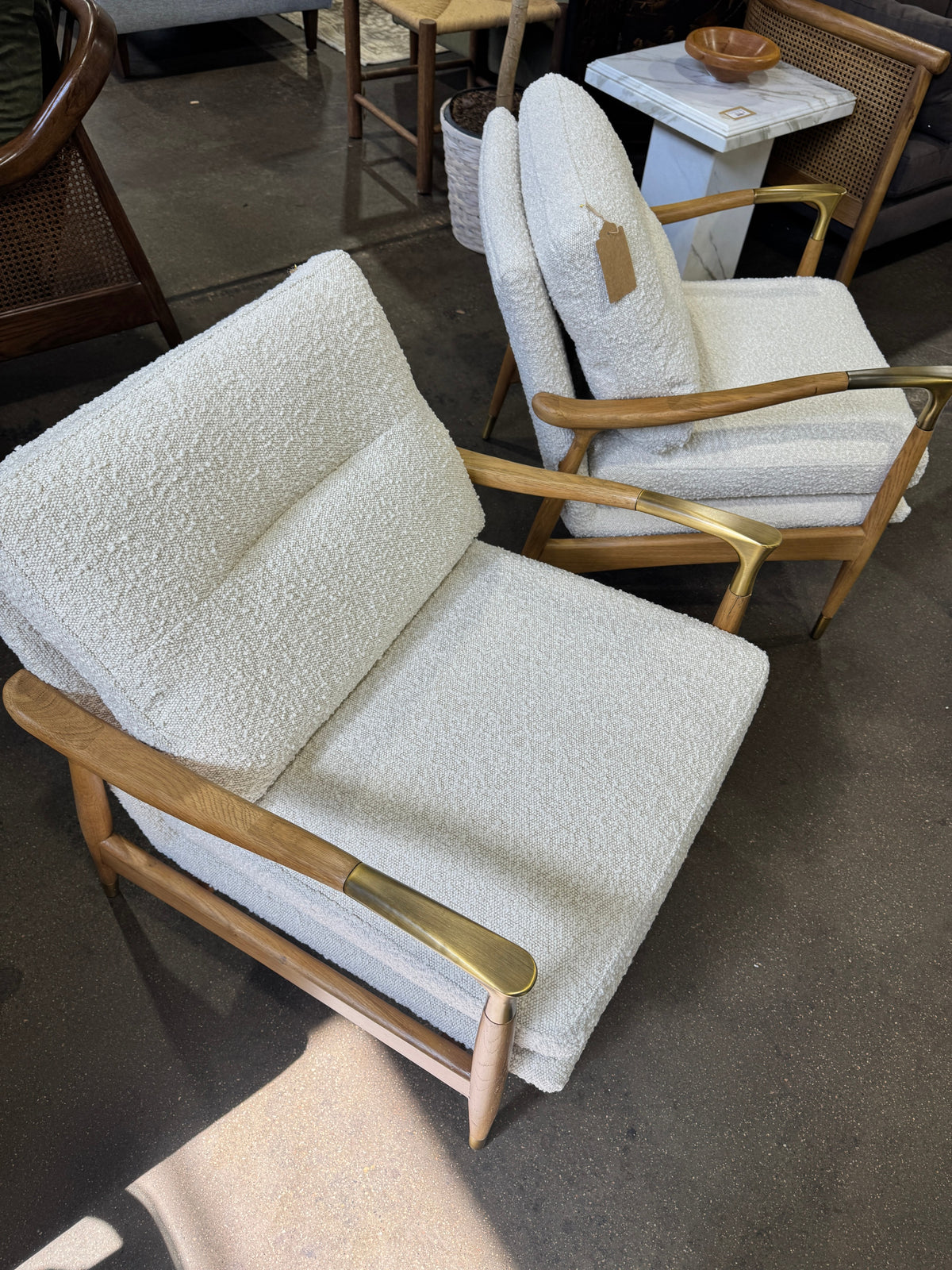 Theodore Arm Chair Boucle - Image 3