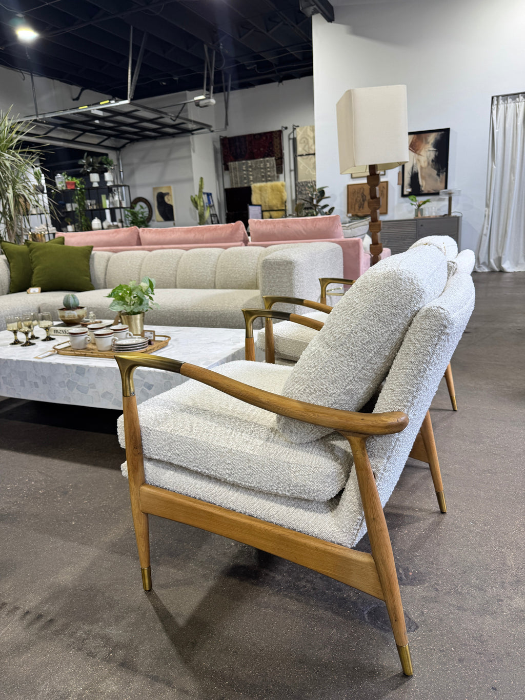 Theodore Arm Chair Boucle - Image 5