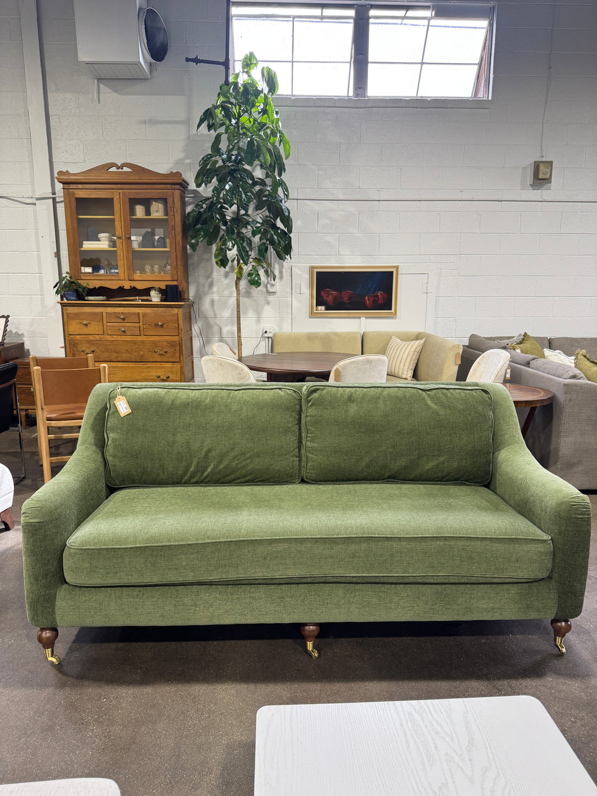 Alexander 2-Seat Sofa - Olive - Image 2