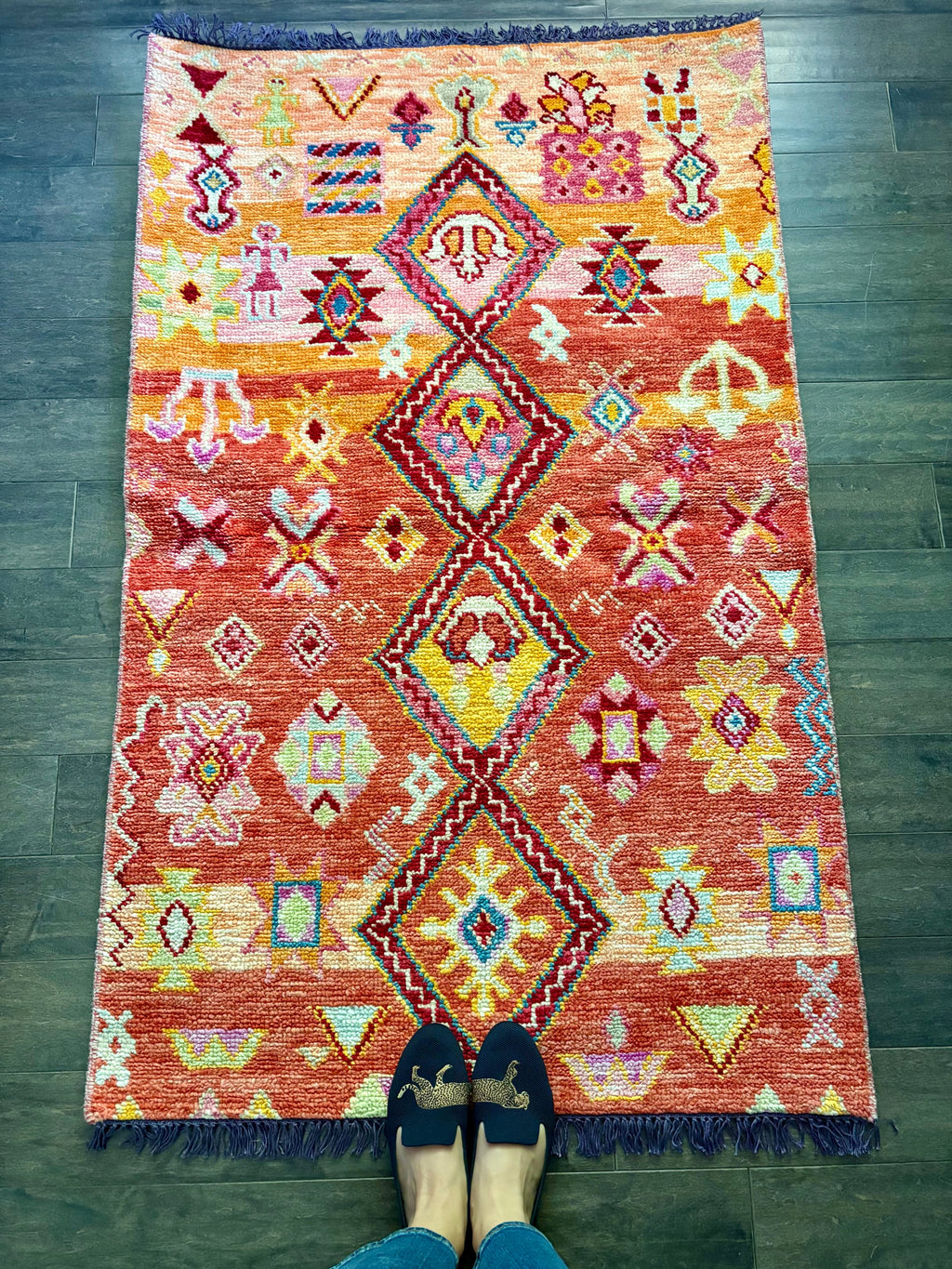 Golden Gal Rugs: Rug #263 - 5'2" x 3'1" - Image 4