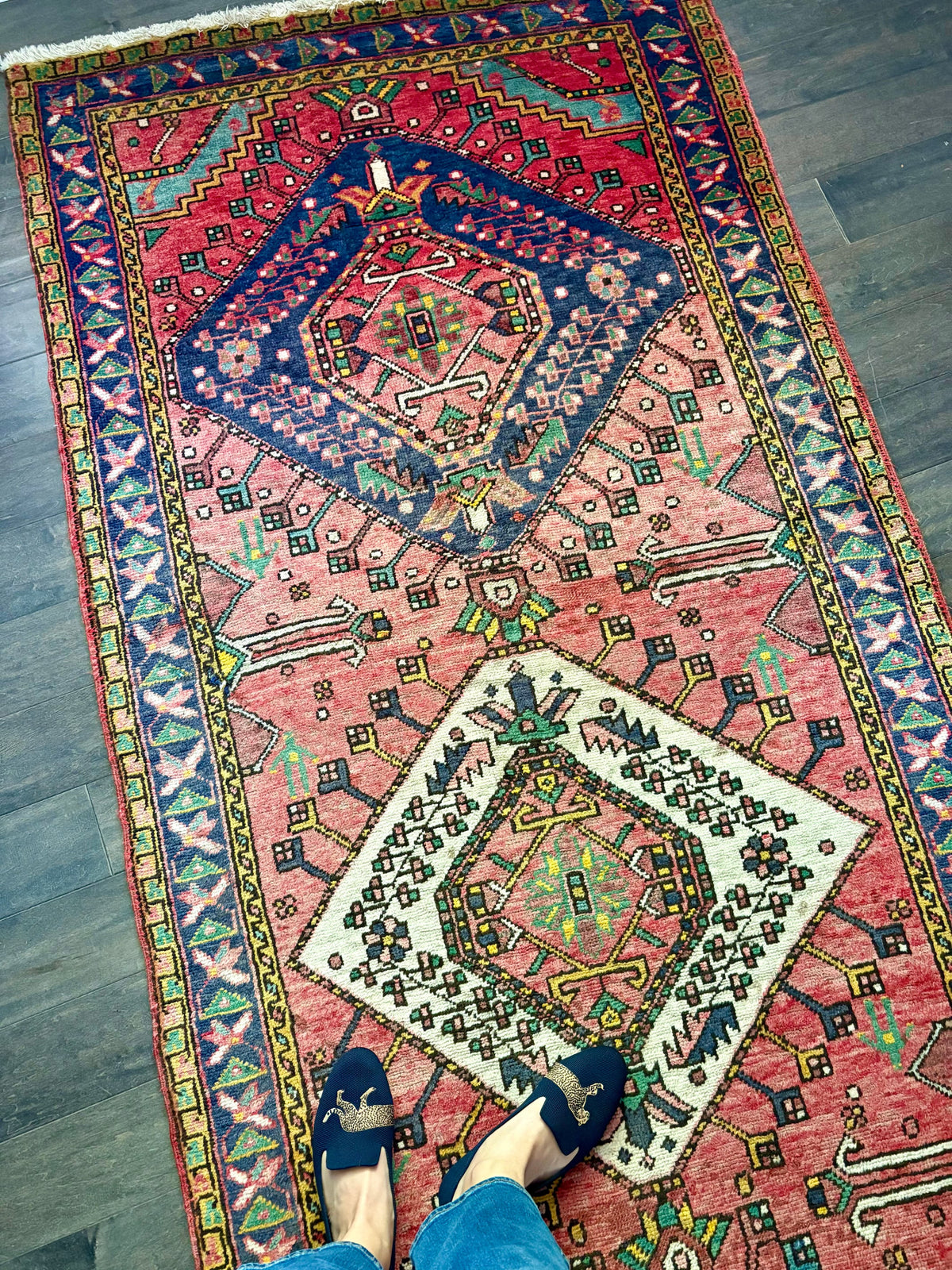 Golden Gal Rugs: Vintage Rug #265 - 10’3” x 3’9.5” - Image 2