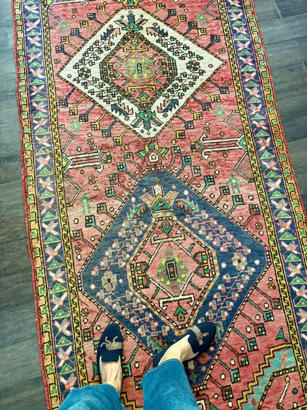 Golden Gal Rugs: Vintage Rug #265 - 10’3” x 3’9.5” - Image 1