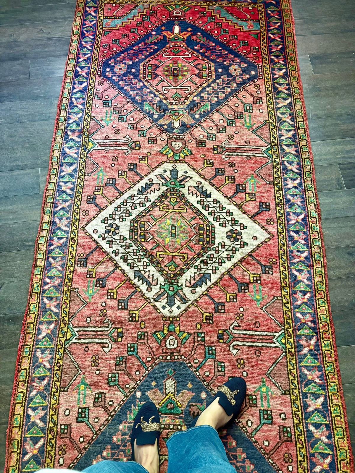 Golden Gal Rugs: Vintage Rug #265 - 10’3” x 3’9.5” - Image 7