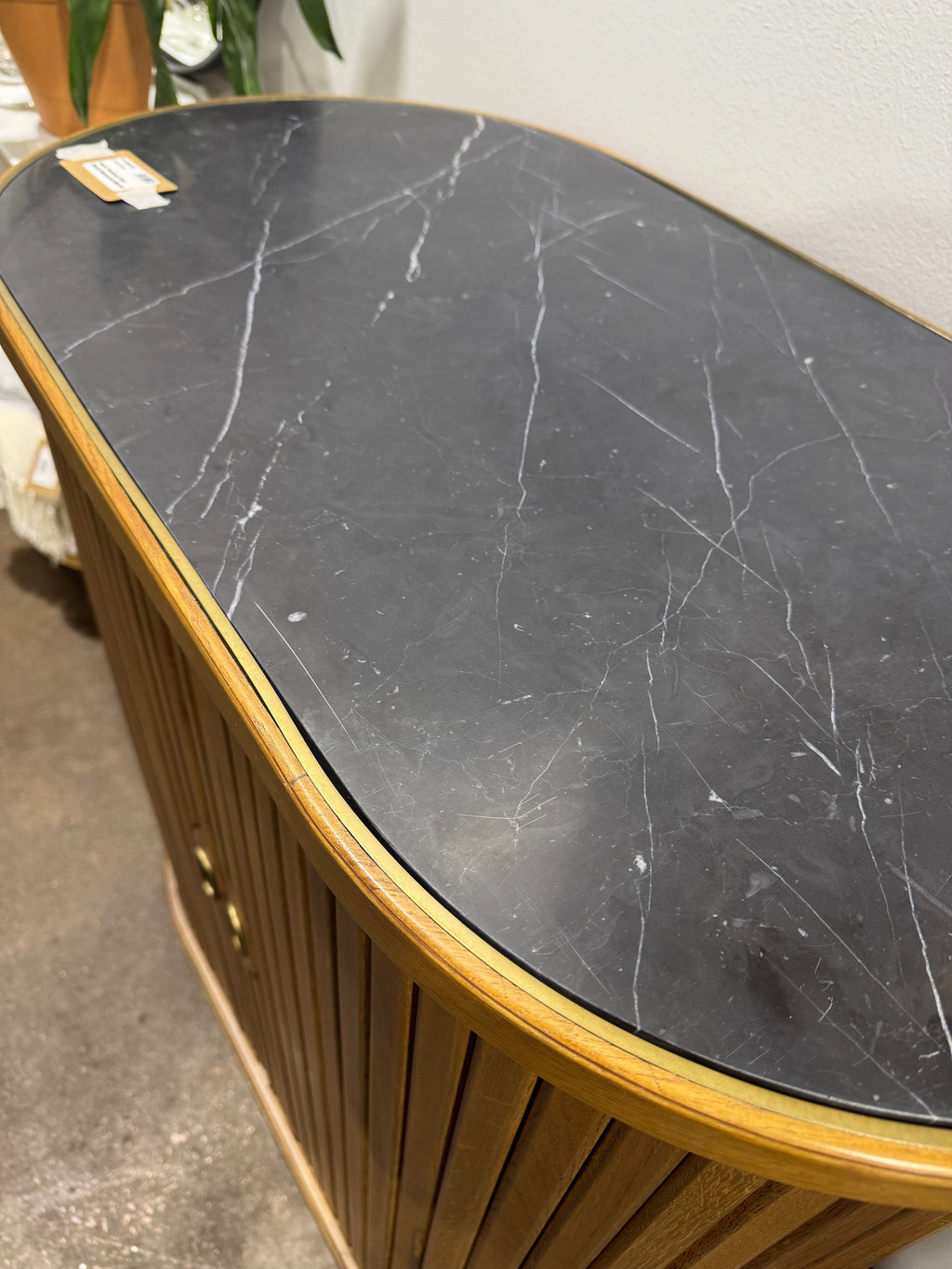 Nora Tambour Bar - Black Marquina Marble - Image 7