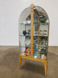 Arched Glass Curio Cabinet - Image 1