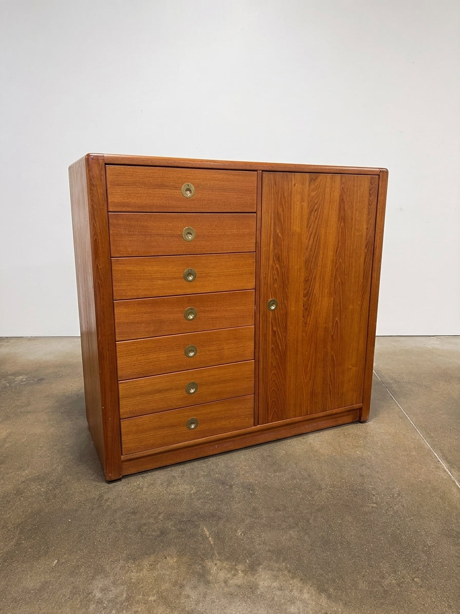 Teak Gentleman's Chest - Image 1