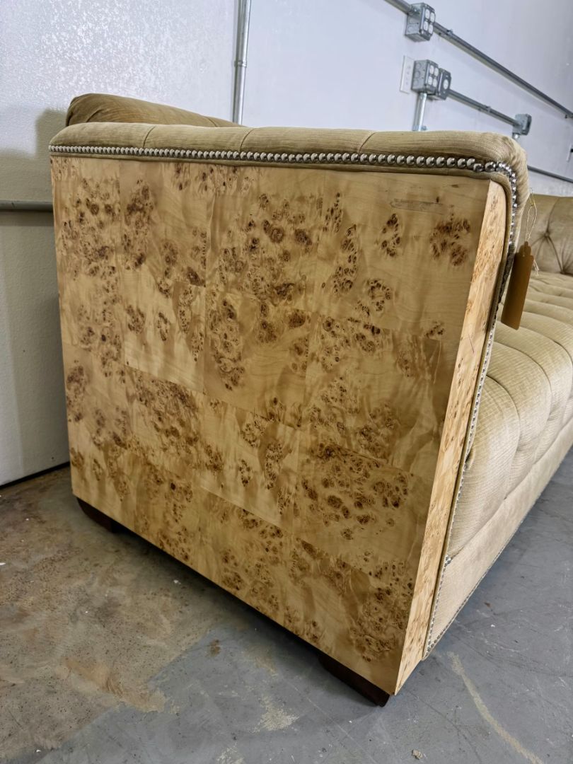 Vintage Custom Burlwood Sofa