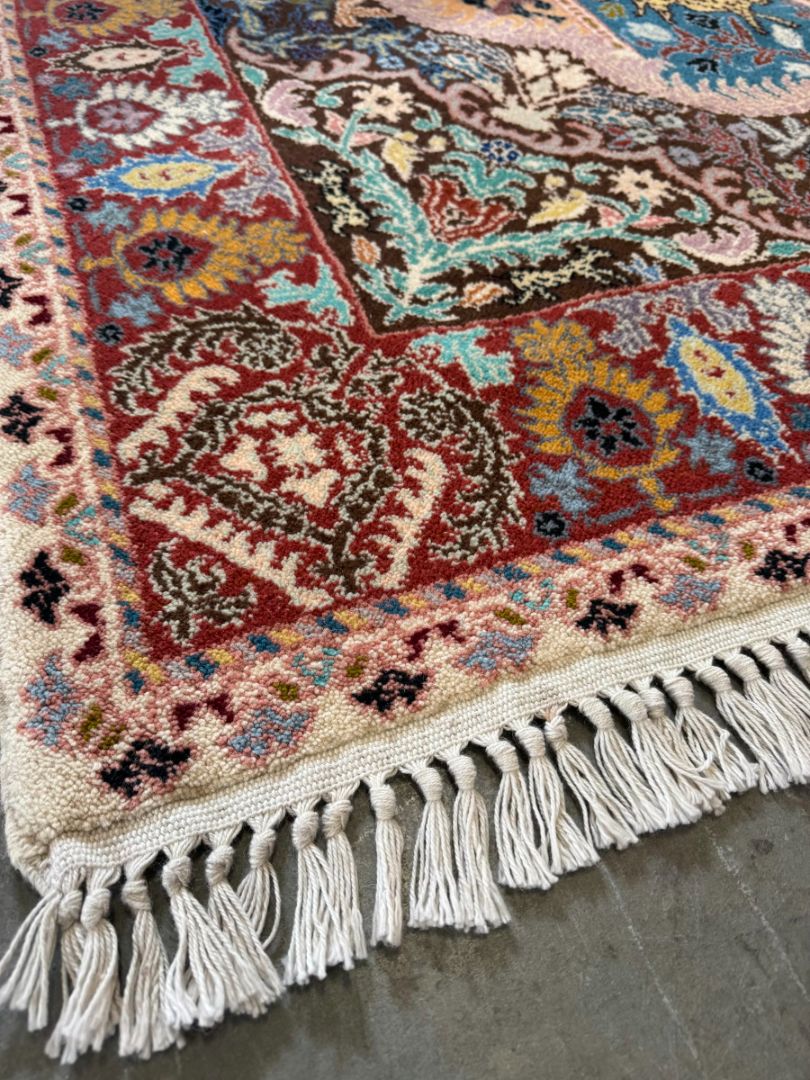 80"x128" Moroccan Wool Rug