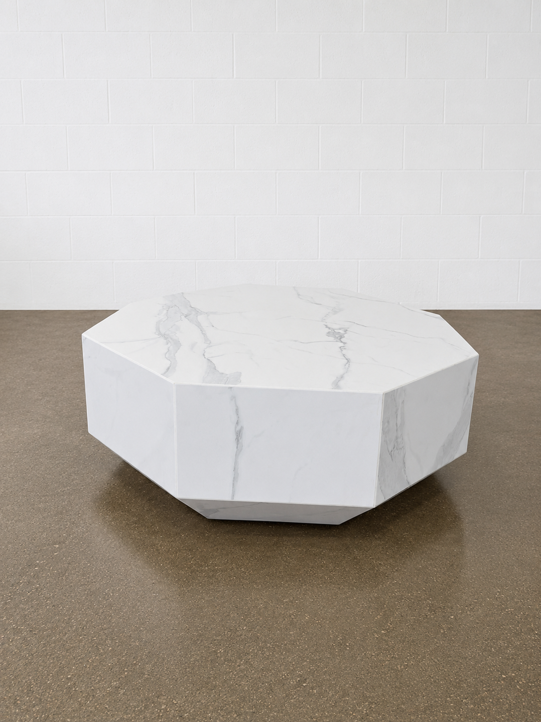Faux Marble Coffee Table (as is)
