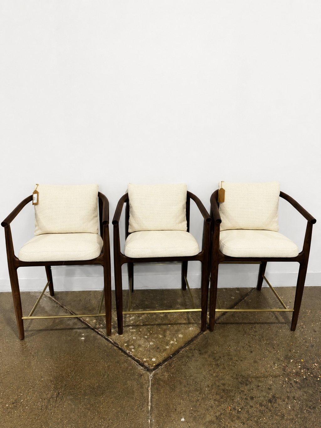Denver Modern Dillon Counter Stool Oat Woven