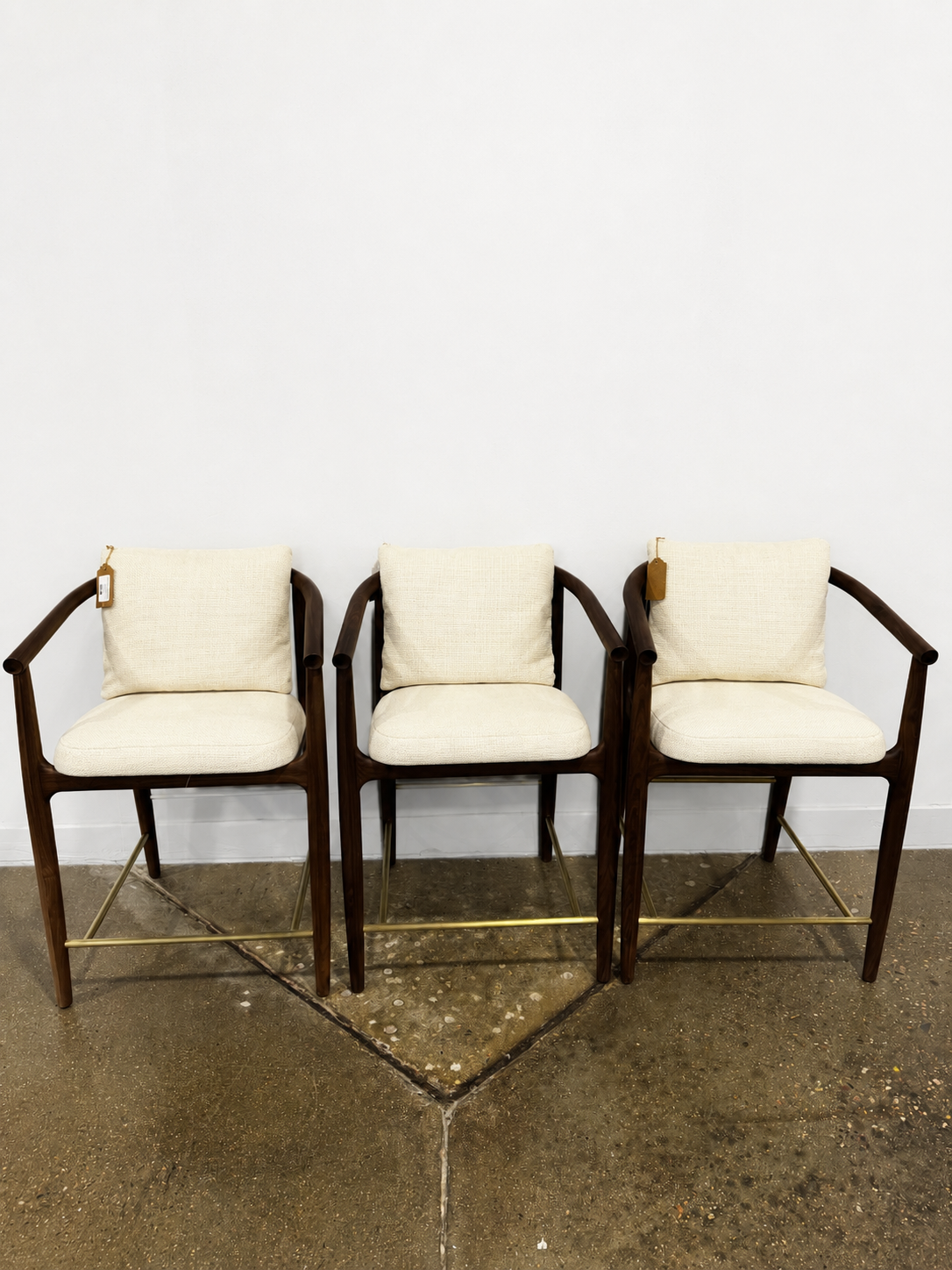 Denver Modern Dillon Counter Stool Oat Woven