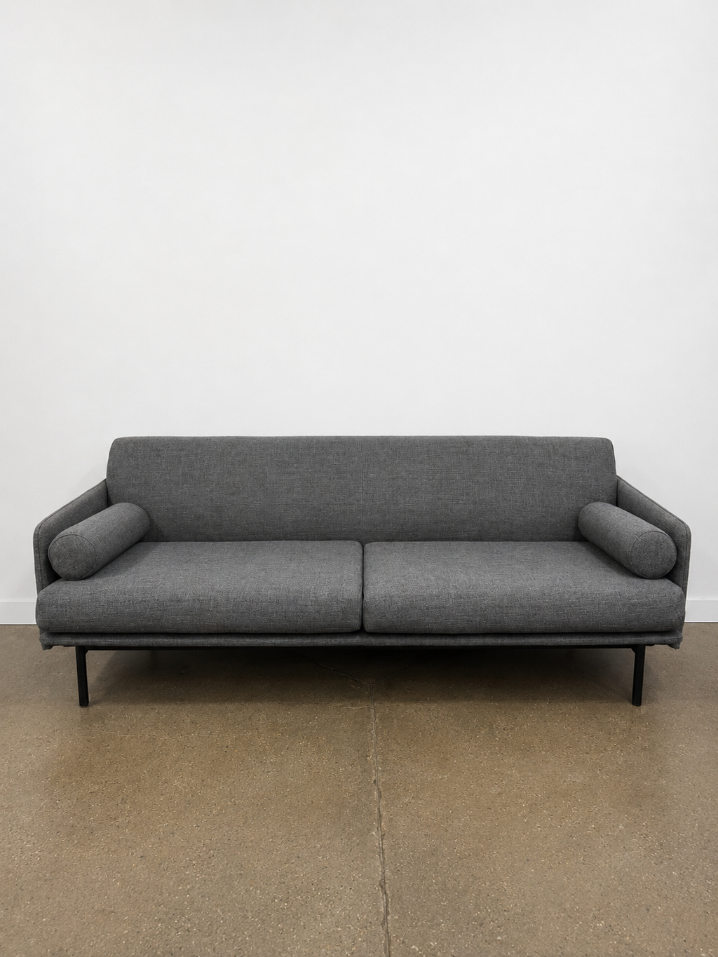 Denver Modern  Foundry Sofa Andorra Pewter-86"