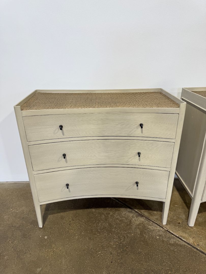 Kathy Kuo Home Ryan 3-Drawer Bachelor Chest