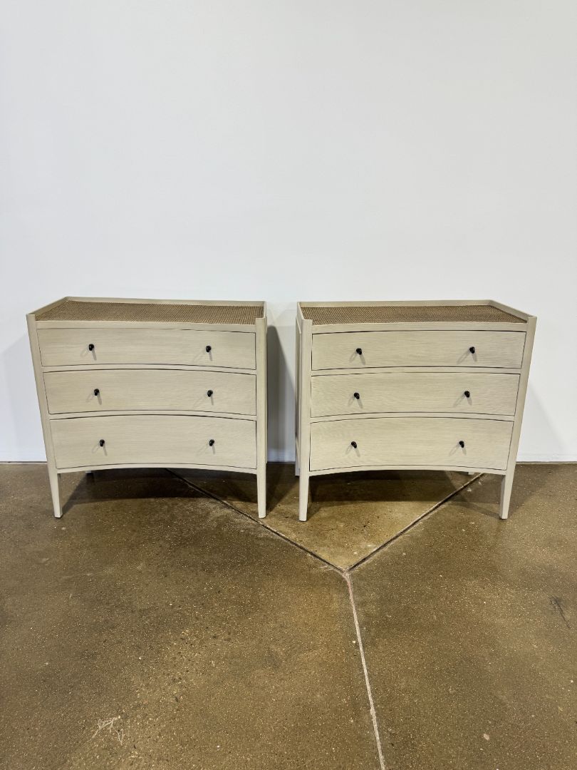 Kathy Kuo Home Ryan 3-Drawer Bachelor Chest