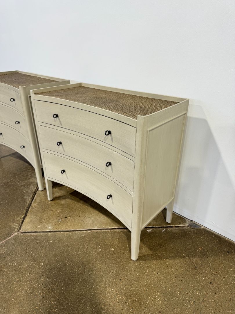 Kathy Kuo Home Ryan 3-Drawer Bachelor Chest