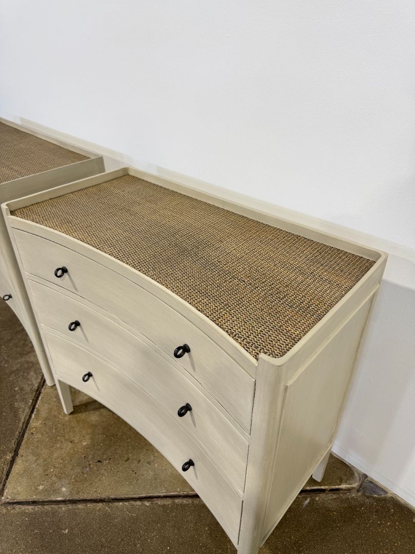 Kathy Kuo Home Ryan 3-Drawer Bachelor Chest