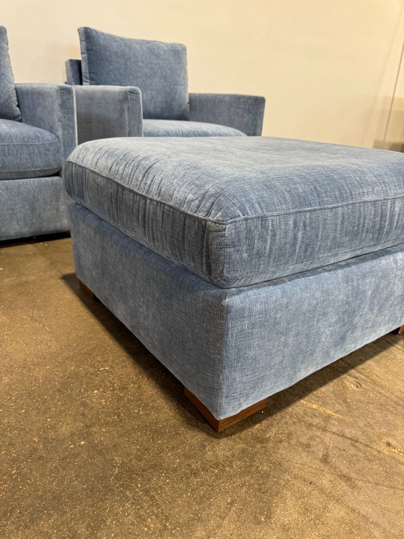 Interior Define Scarlett Swivel Chair + Ottoman