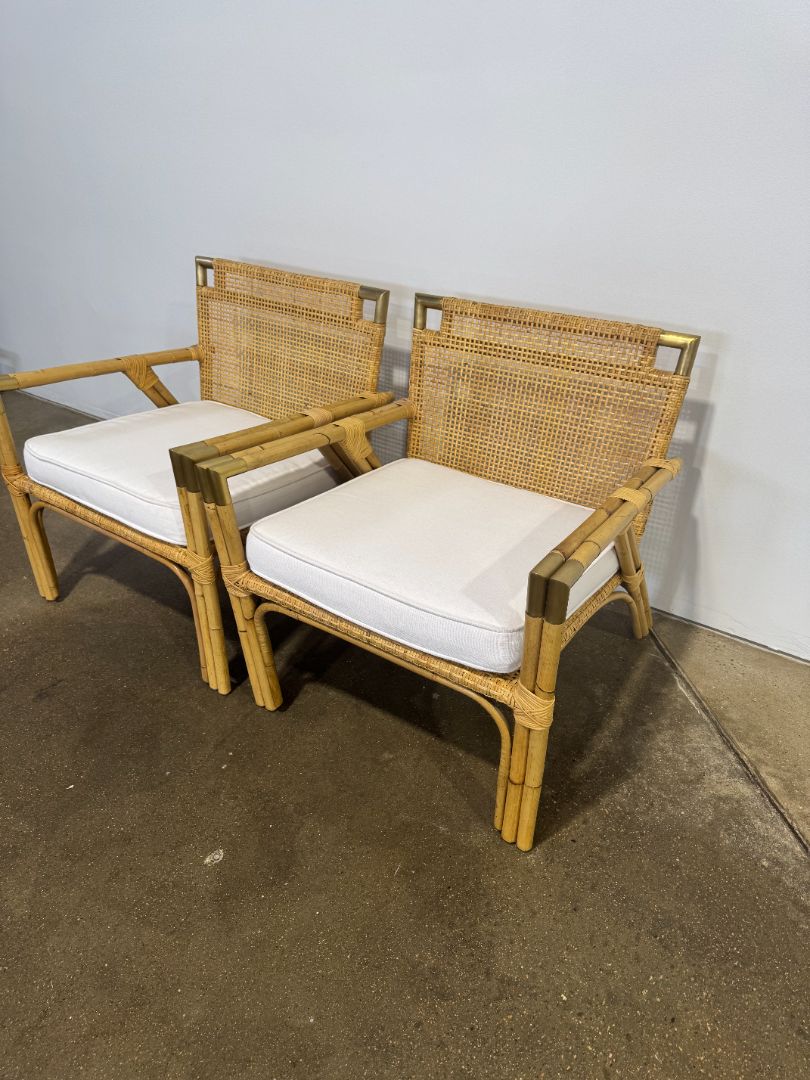 Serena and Lily Mattituck Rattan Armchair