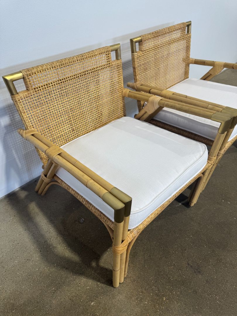 Serena and Lily Mattituck Rattan Armchair