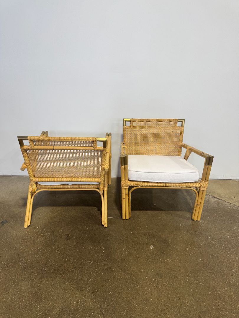 Serena and Lily Mattituck Rattan Armchair