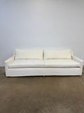 Jenni Kayne Harbor Sofa – 108" White Linen