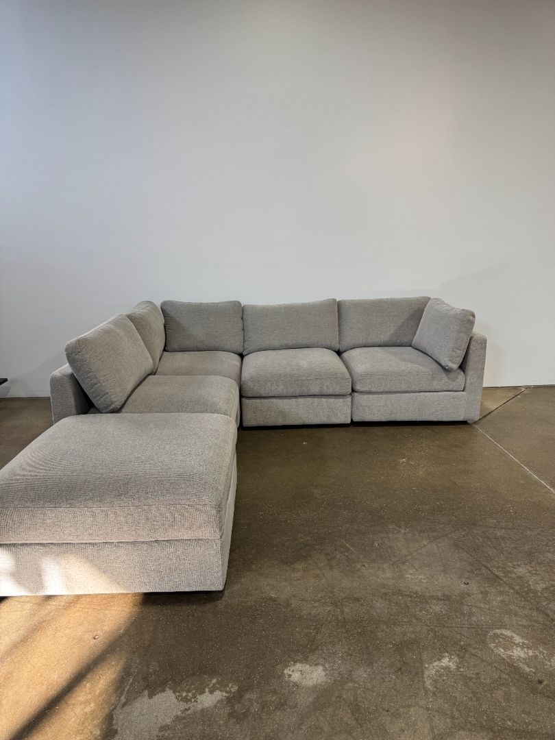 Interior Define Tatum Modular 4-Seat Sectional + Extra Covers